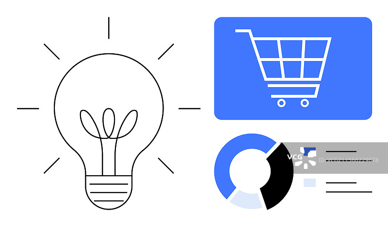 电子商务与创新概念与购物图片素材