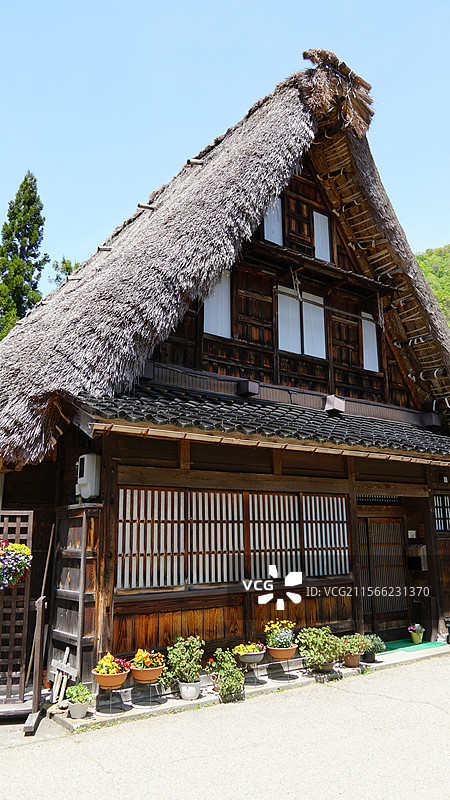 世界遗产 五箇山合掌造图片素材