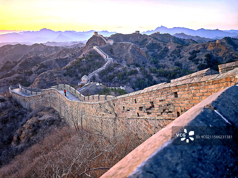金山岭长城图片素材