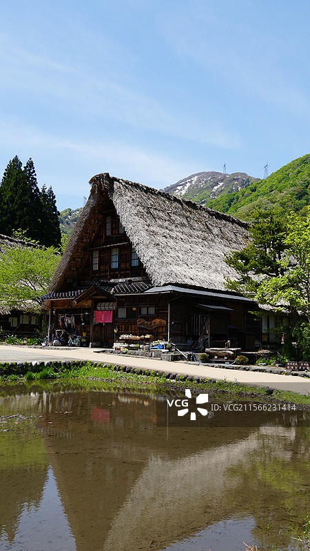 世界遗产 五箇山合掌造图片素材