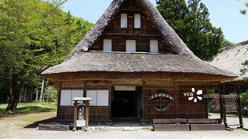世界遗产 五箇山合掌造图片素材