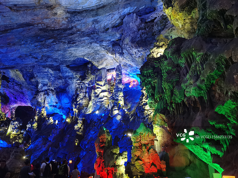 陇南武都万象洞内景图片素材