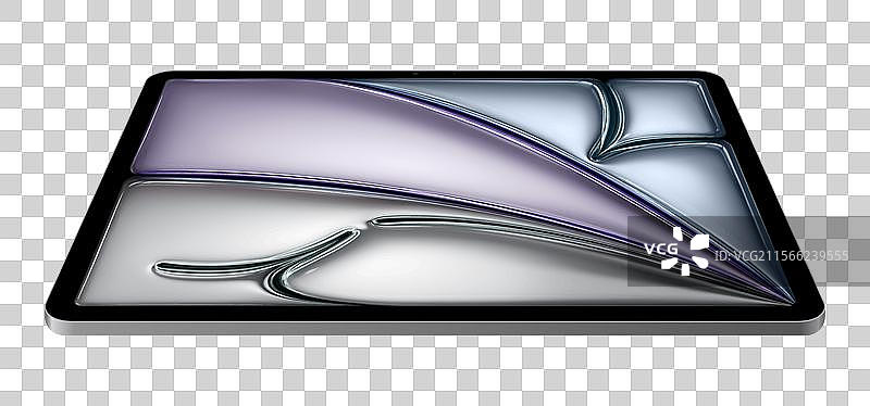 太空灰色的苹果iPad Air孤立展示图片素材