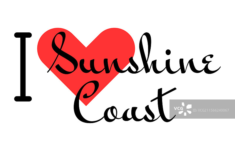 我爱澳大利亚阳光海岸城市图片素材