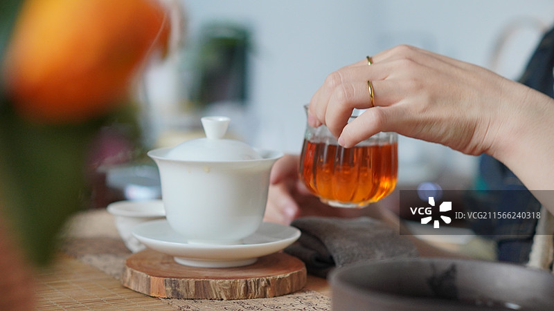 茶器茶桌泡茶图片素材