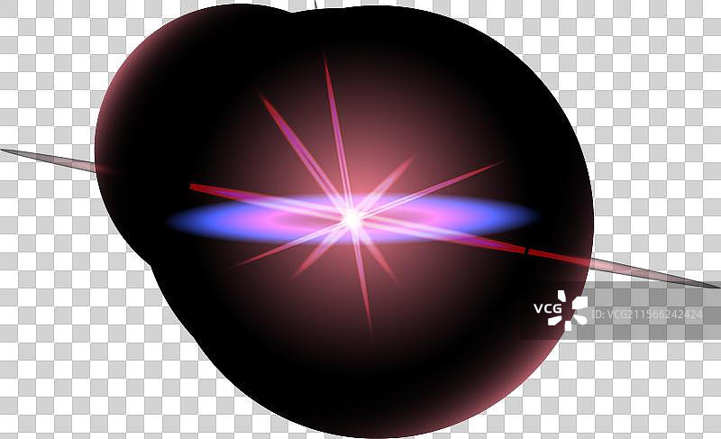 霓虹灯光晕和发光镜头效果用于视频图片素材