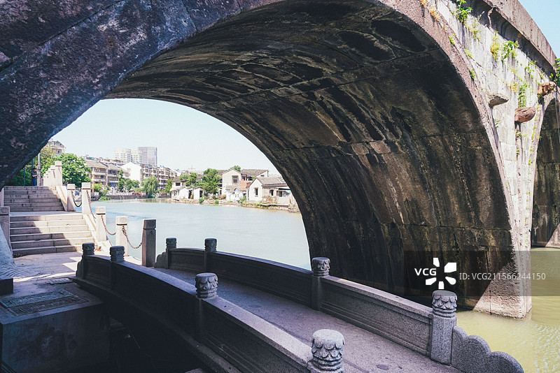 湖州潮音桥图片素材