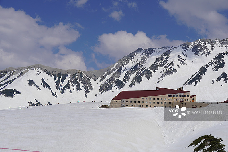 日本室堂阿尔卑斯路线风光图片素材