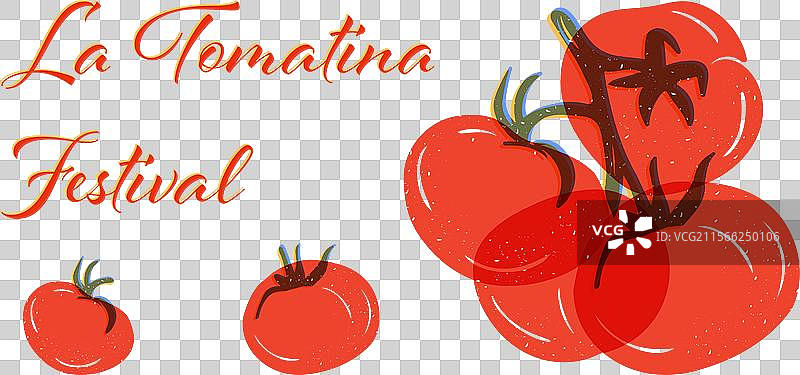 西红柿大战节日海报与西红柿图片素材