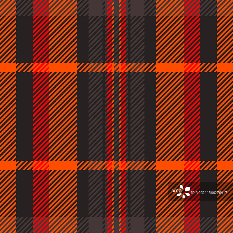 鲜艳的橙色和深棕色格子图案图片素材