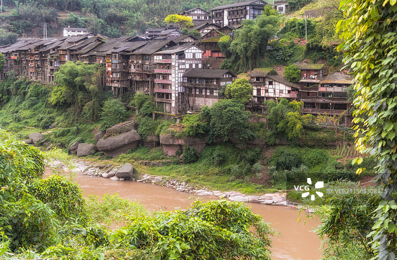 中国贵州遵义赤水丙安古镇图片素材