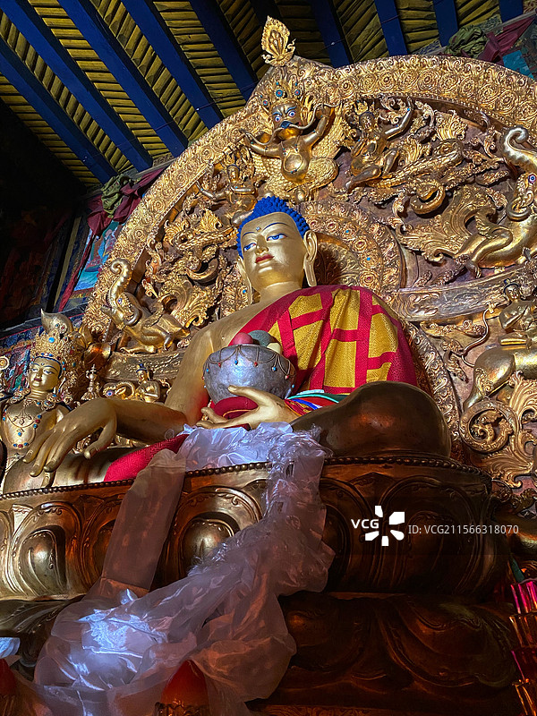 山南昌珠寺佛像图片素材