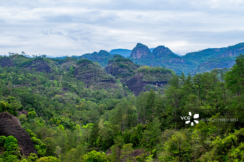 武夷山—虎啸岩图片素材