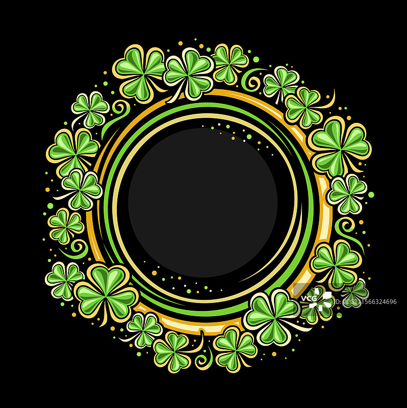 圣帕特里克节的相框图片素材