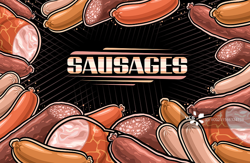 香肠布局图片素材