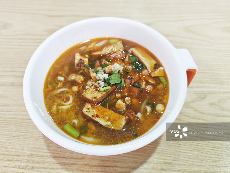 一碗香干米粉图片素材