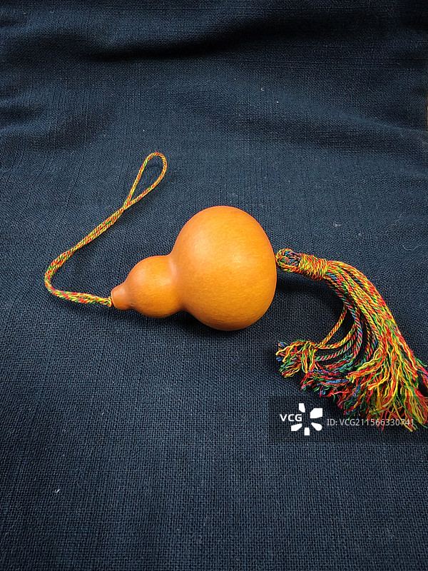 文玩带穗小葫芦图片素材