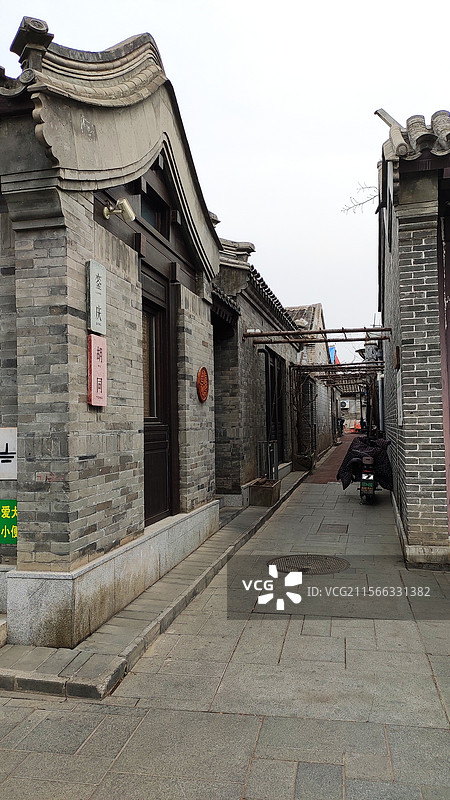 北京銮庆胡同图片素材