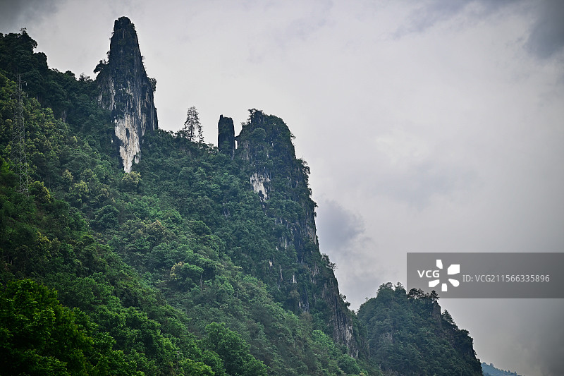 怒江山水人家图片素材
