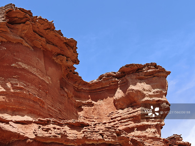 内蒙古阿拉善敖伦布拉格大峡谷的丹霞图片素材