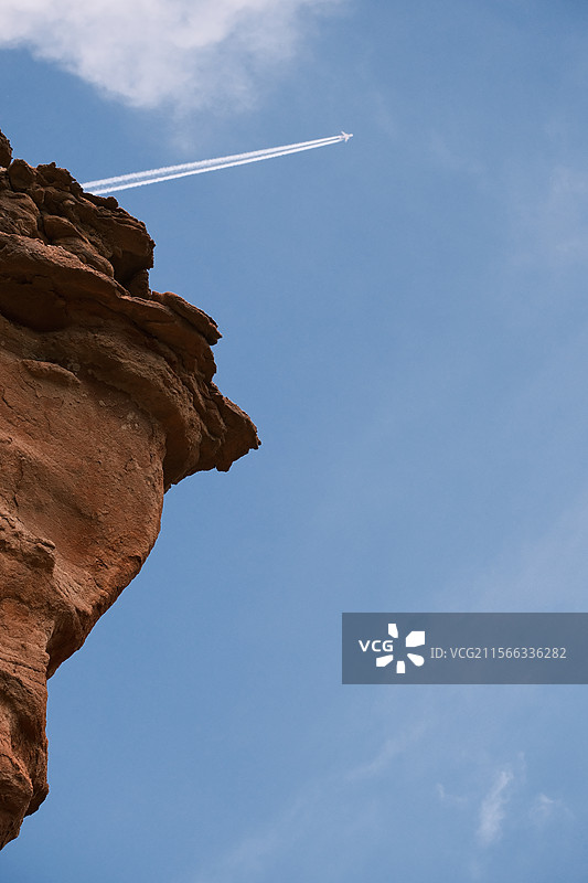内蒙古阿拉善敖伦布拉格大峡谷的丹霞图片素材