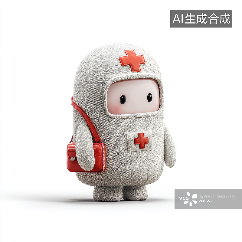 【AI数字艺术】卡通医疗工作者图片素材