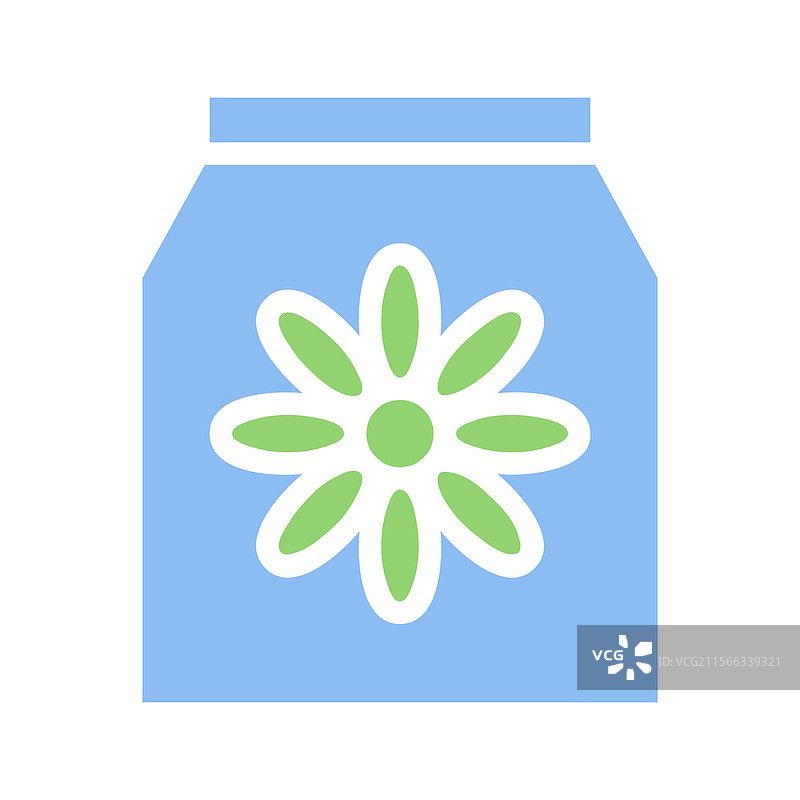 可爱的花种子包装设计图形图片素材