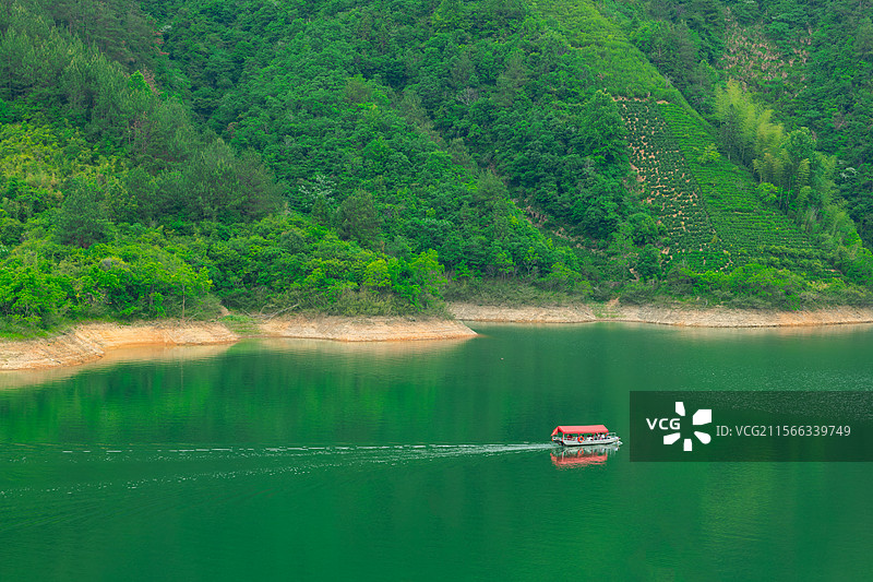 黄山市丰乐湖风光图片素材