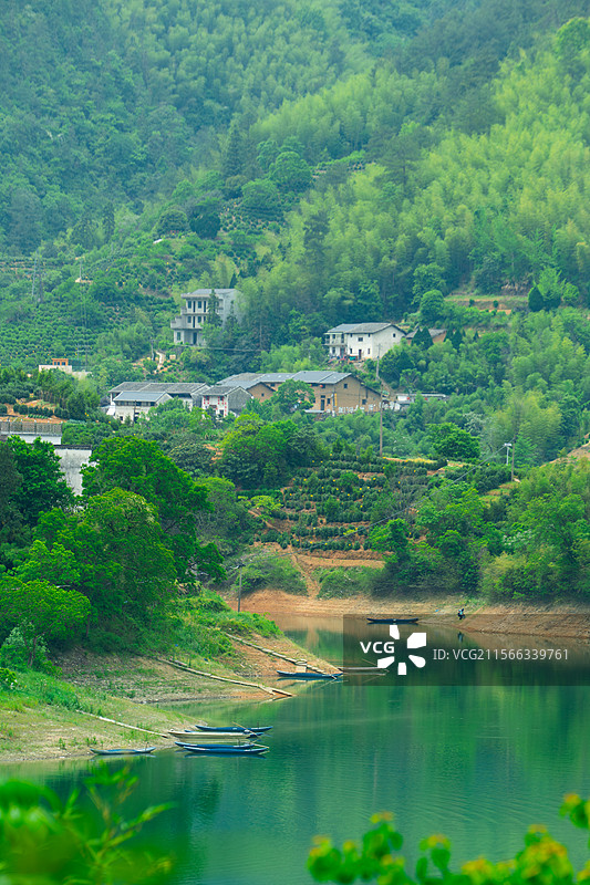黄山市丰乐湖风光图片素材