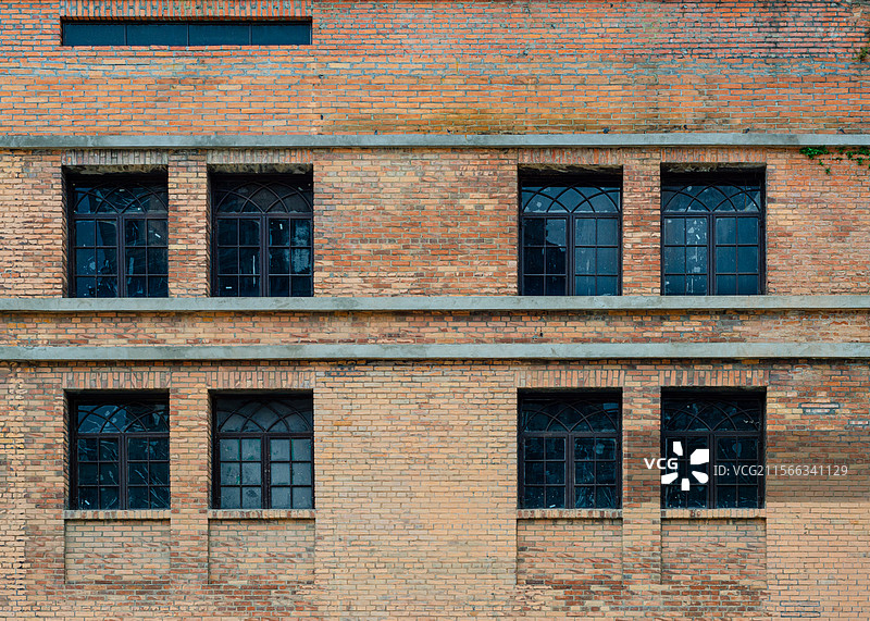 福州青年会的红砖墙图片素材