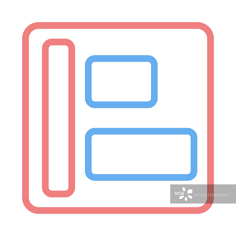 现代设计界面的网页布局图标图片素材