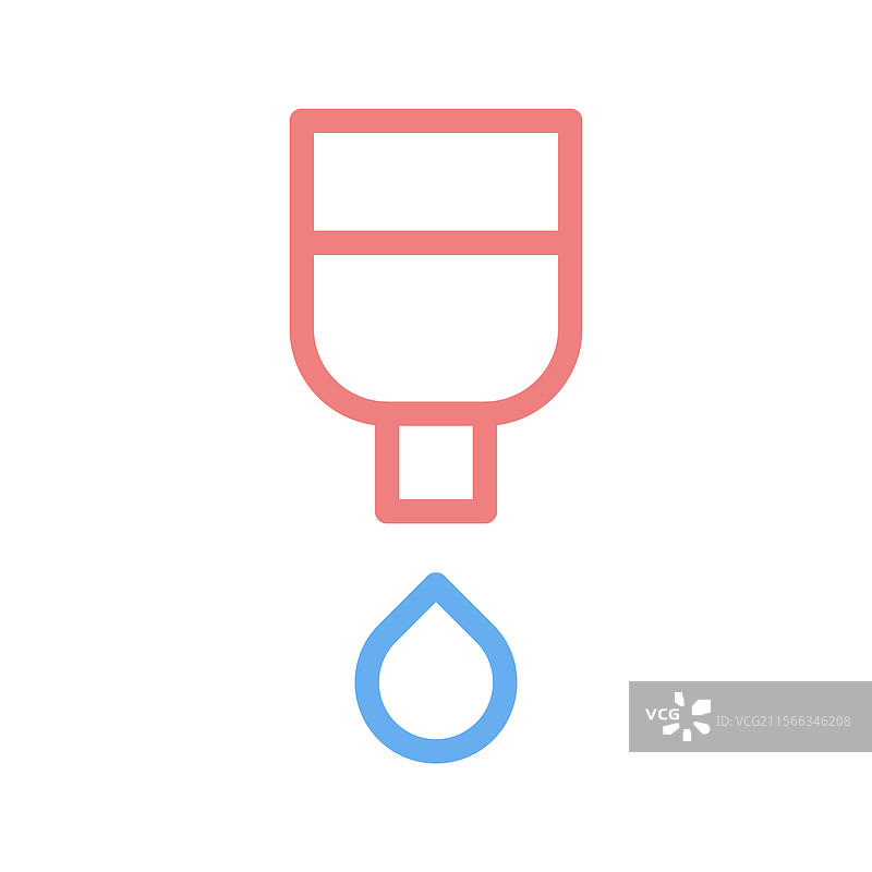 眼药水图标图形，独立展示图片素材