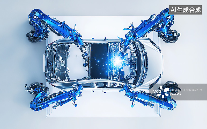 【AI数字艺术】汽车安装图片素材