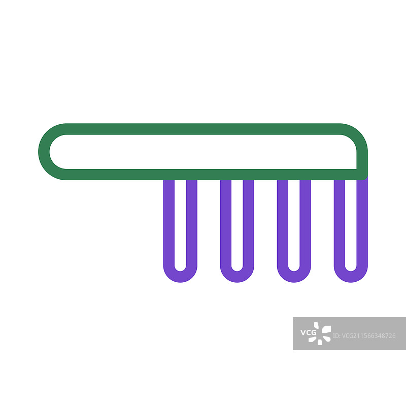 美容概念的发刷线条图标图片素材