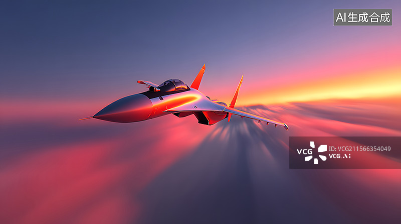 【AI数字艺术】机场跑道的飞机起飞三维插图图片素材