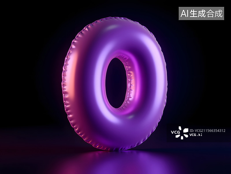 【AI数字艺术】3d渲染数字0的倒计时概念插画图片素材