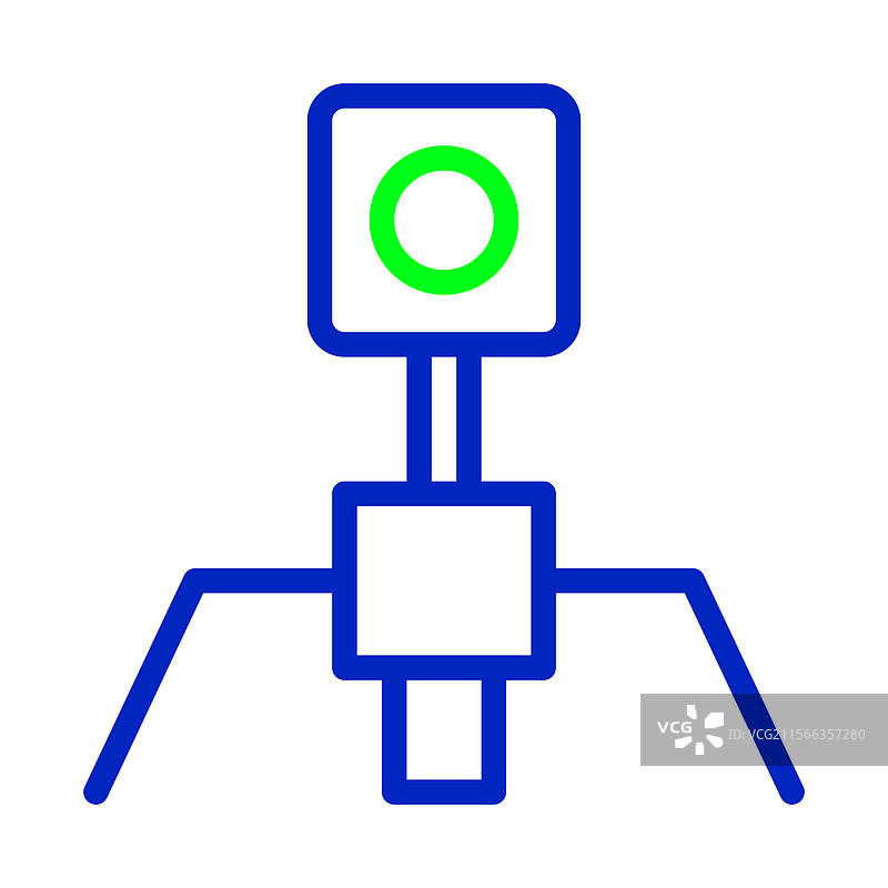 监控摄像头的艺术图标设计图片素材