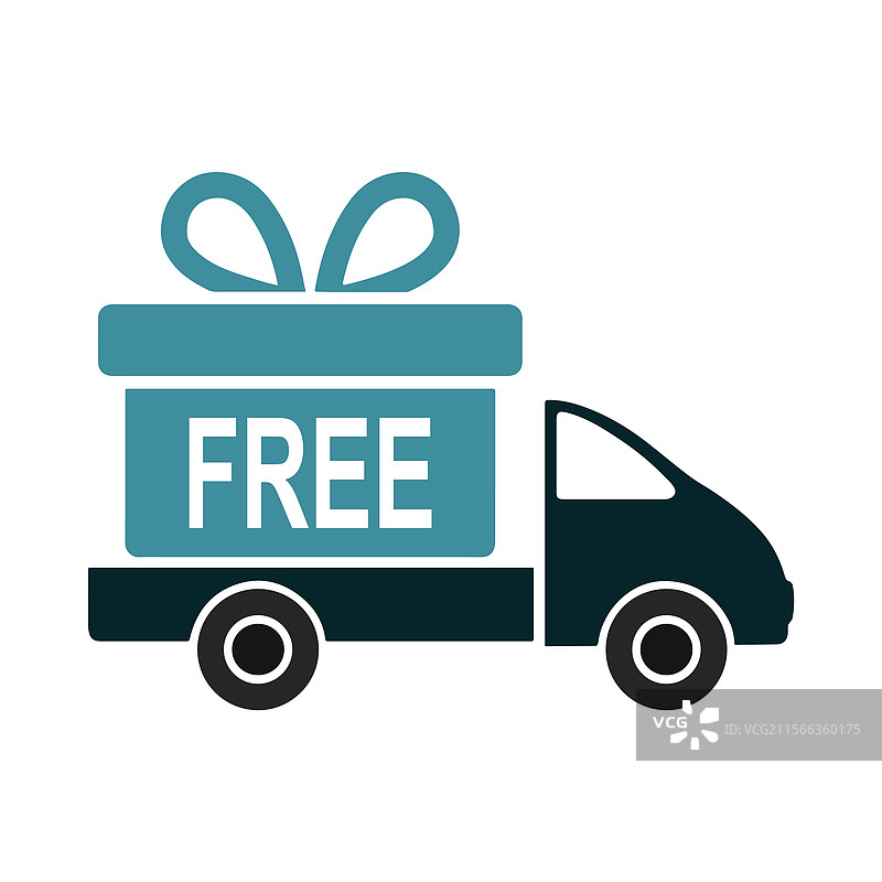 图标是礼物递送图片素材