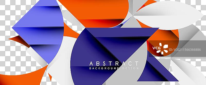 白色花瓣上的极简几何元素圆形设计图片素材