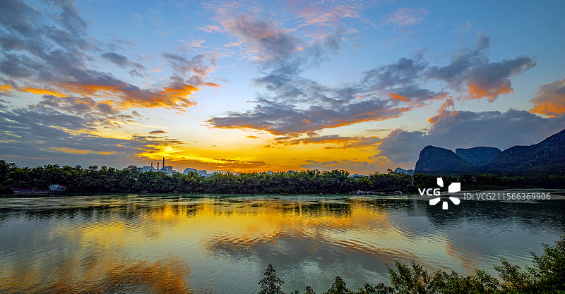 《扶绥县左江晨曦》图片素材
