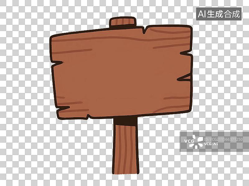 【AI数字艺术】浪漫玫瑰小木牌指路牌木板图片素材