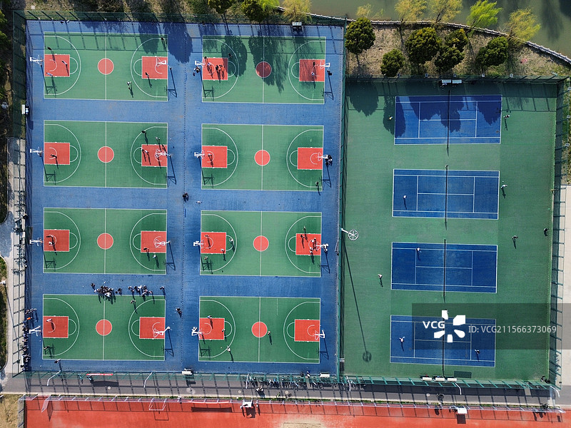 南通大学篮球场图片素材