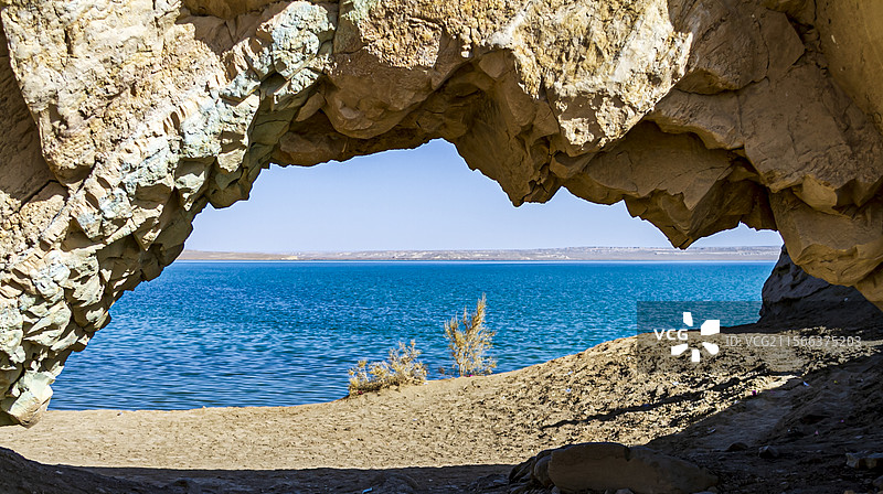 德令哈托素湖——蔚蓝的圣湖图片素材