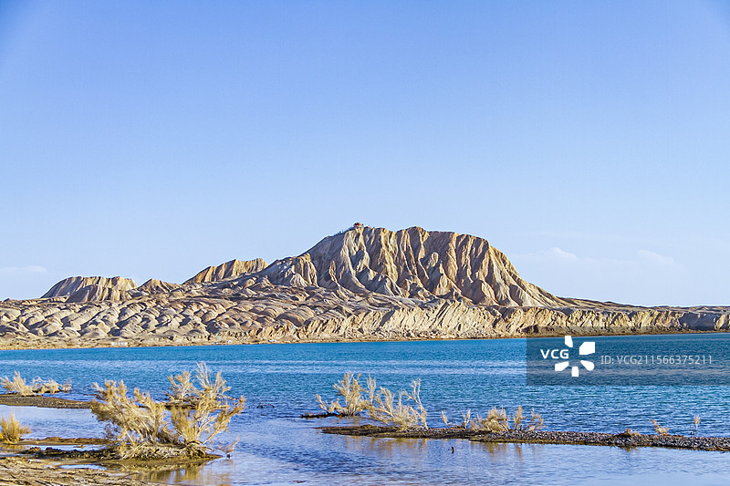 德令哈托素湖——蔚蓝的圣湖图片素材
