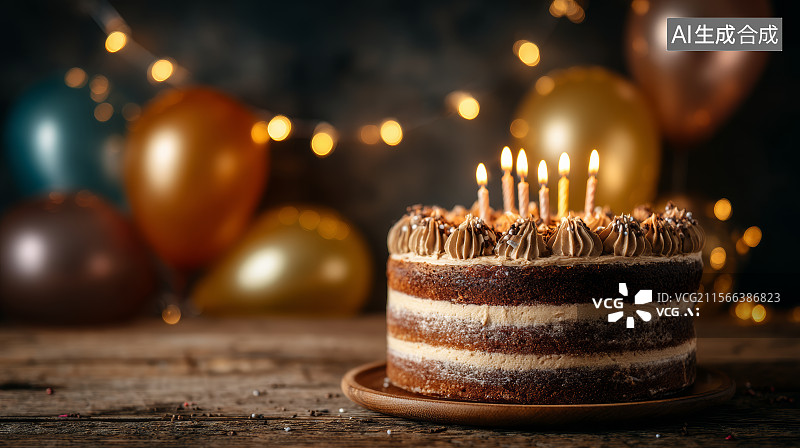 【AI数字艺术】美味蛋糕，生日蛋糕图片素材