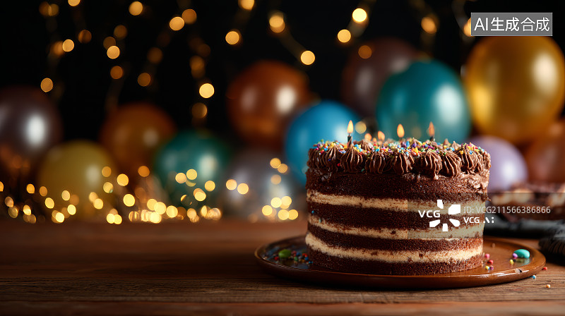 【AI数字艺术】美味蛋糕，生日蛋糕图片素材