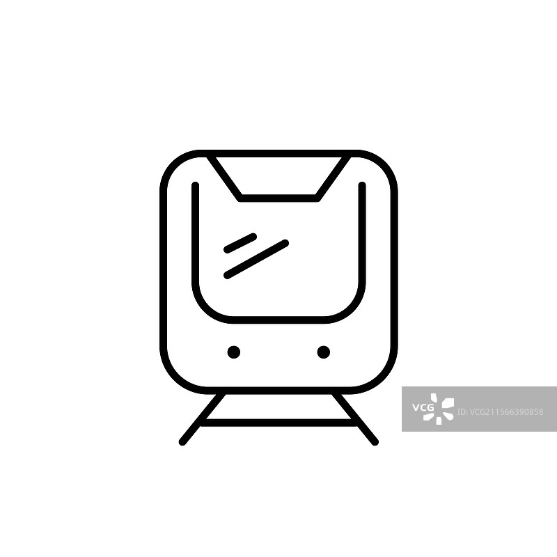 地铁列车在轨道上行驶的公共交通工具图片素材