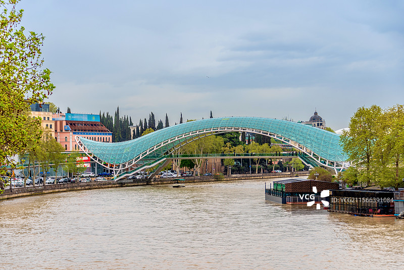 格鲁吉亚第比利斯和平桥图片素材