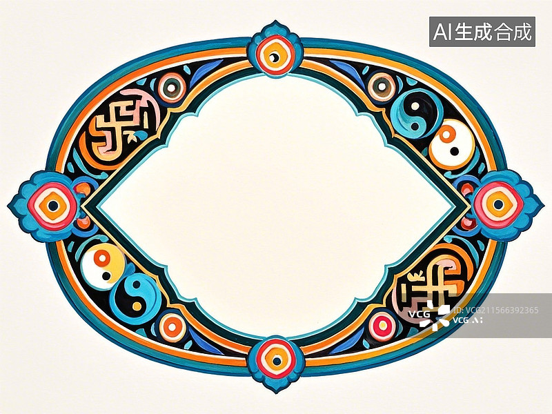 【AI数字艺术】彩色装饰图案设计图片素材