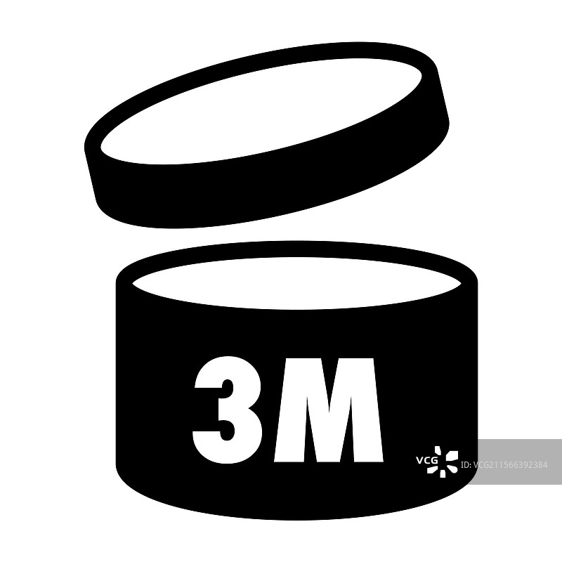 3M黑色Pao符号图片素材